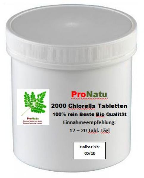 ProNatu 100% pure Chlorella pyrenoidosa tabletten